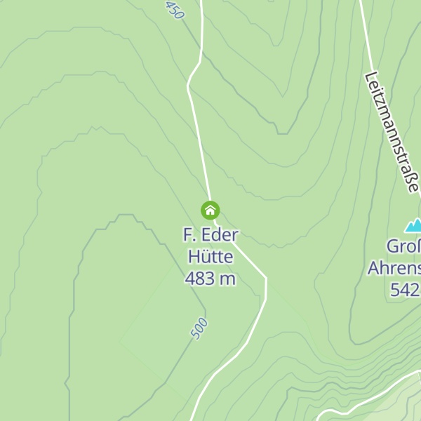 Map of F. Eder Hütte