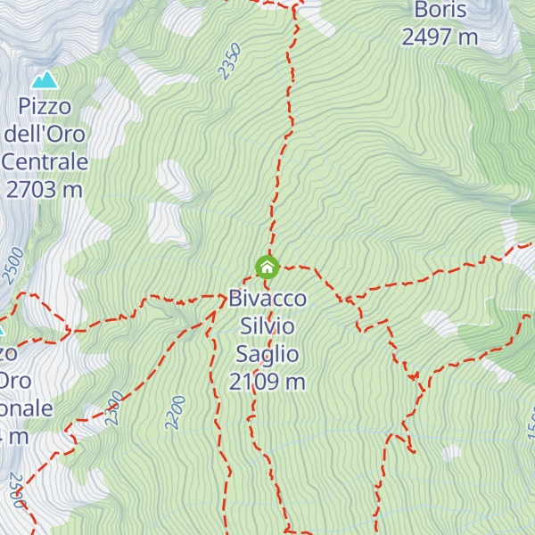 Map of Bivacco Silvio Saglio