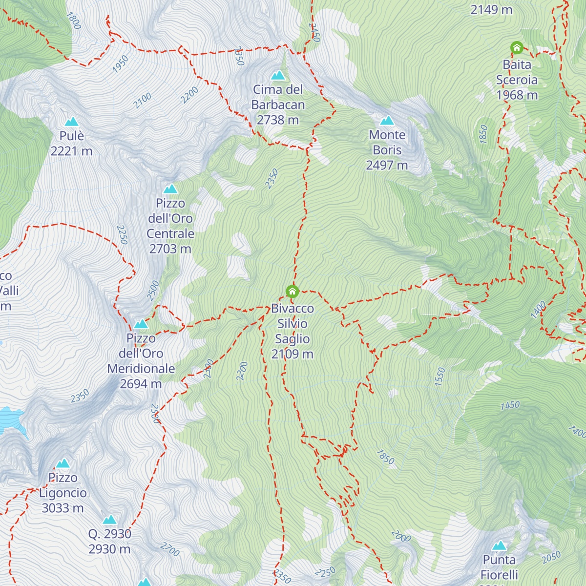 Rifugio Antonio Omio map