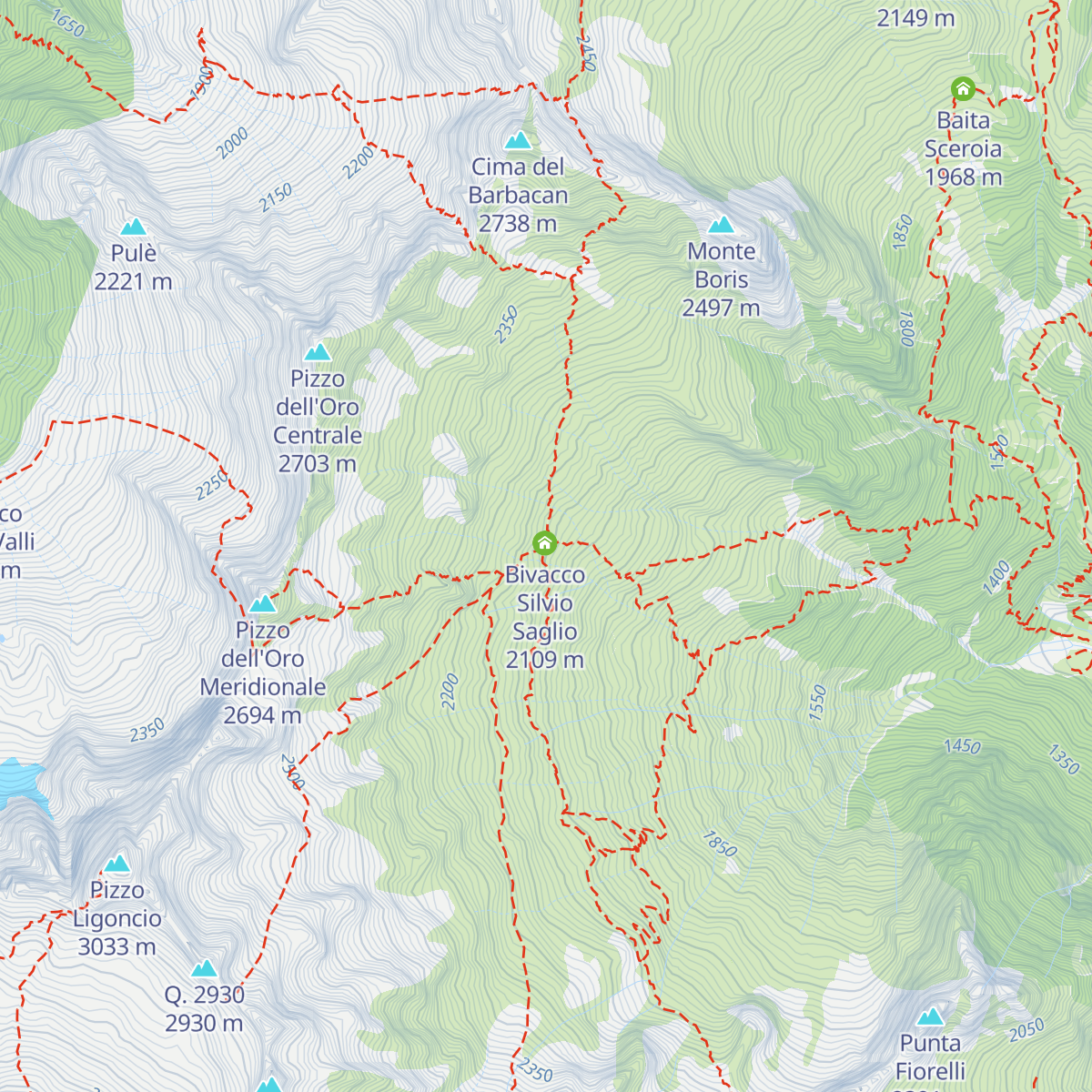 Rifugio Antonio Omio map