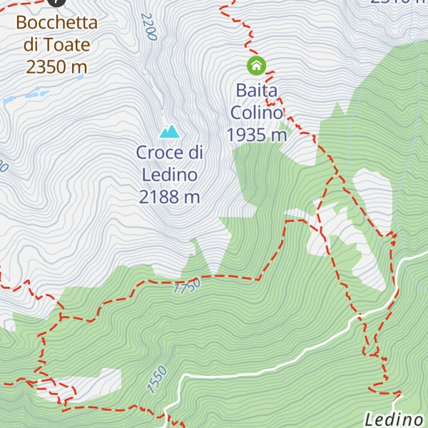 Map of Baita del Gioco