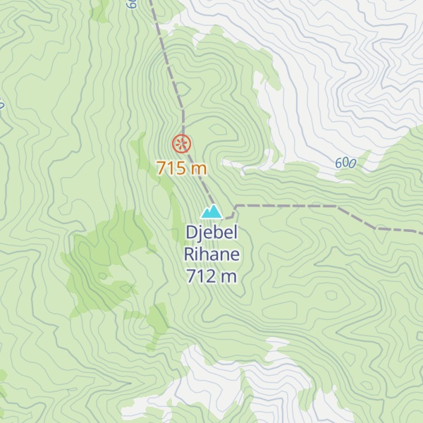 Map of Djebel Rihane