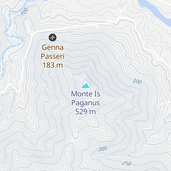 Map of Monte Is Paganus