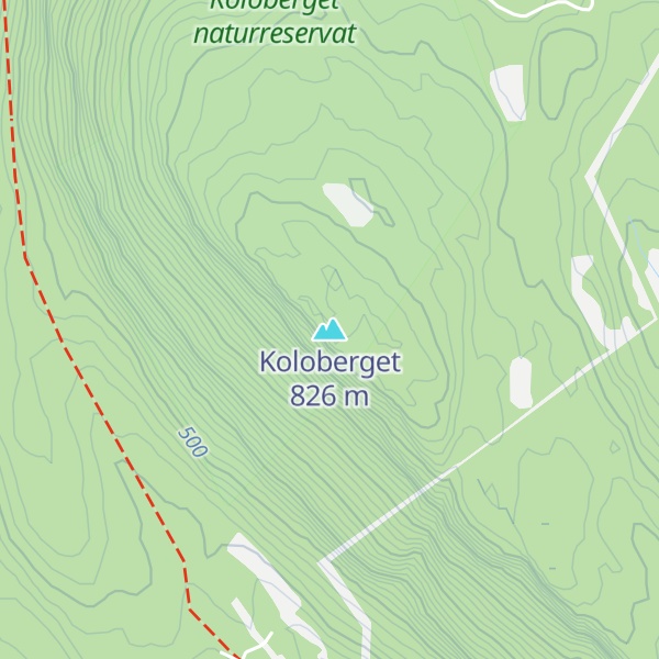 Map of Koloberget