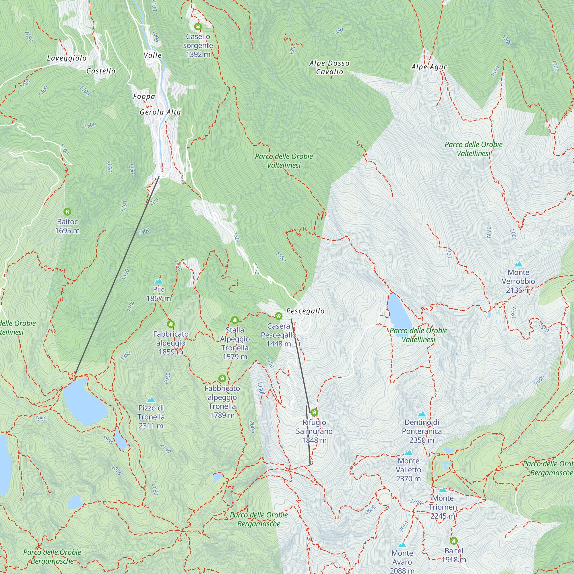 Tempietto Alpini map