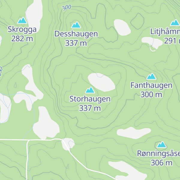 Map of Storhaugen