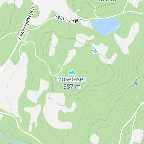 Map of Hosetåsen