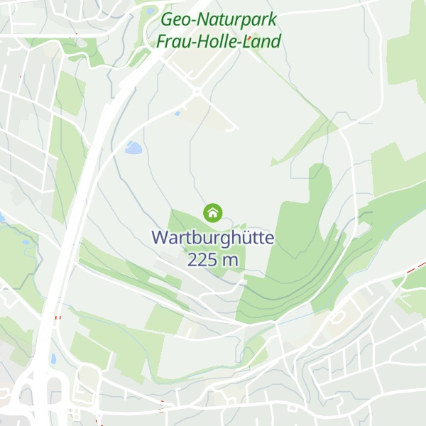Map of Wartburghütte