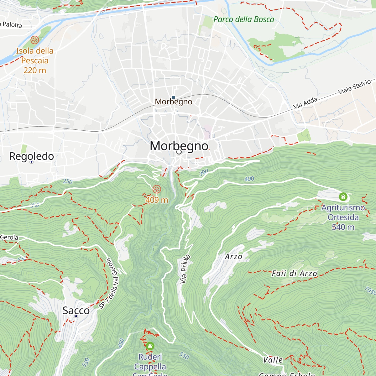 ANA Morbegno map