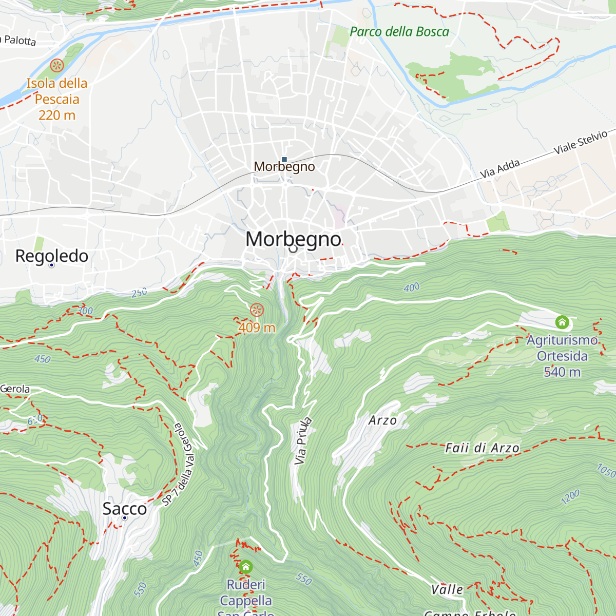 ANA Morbegno map