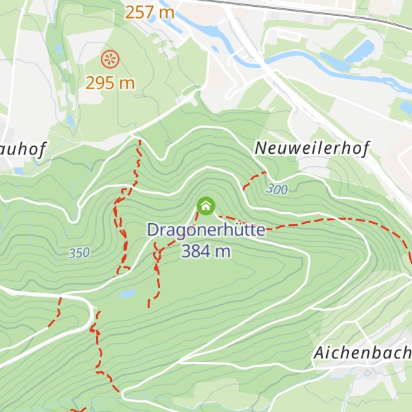 Map of Dragonerhütte