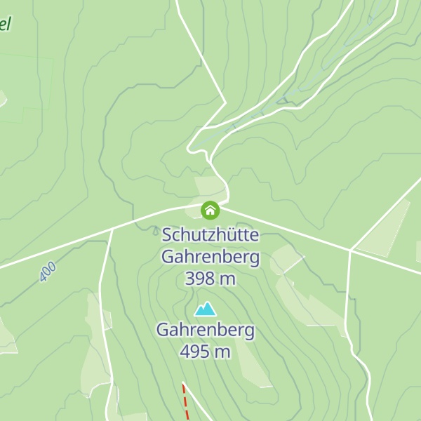 Map of Schutzhütte Gahrenberg