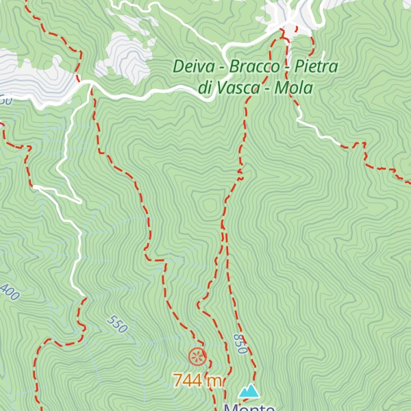 Map of Monte Taversa