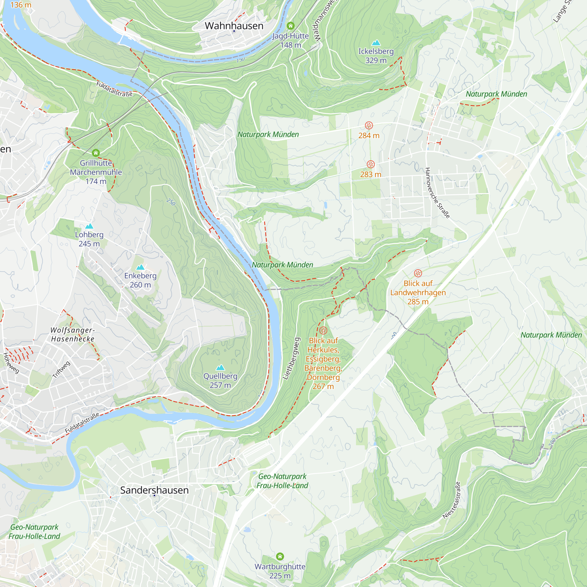 Grillhütte Steinbruch Spiekershausen map