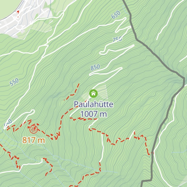 Map of Paulahütte
