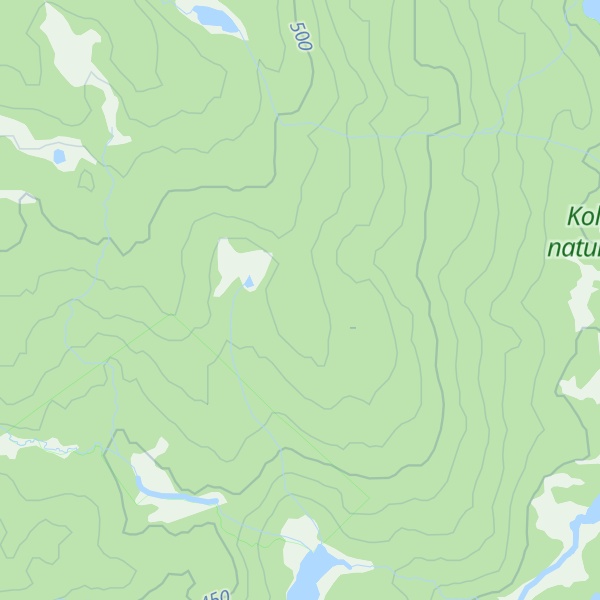Map of Trytetjernfjellet