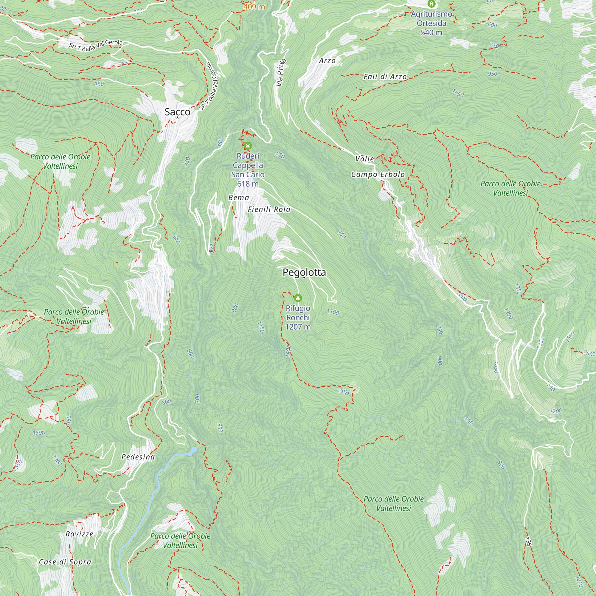 Rifugio Ronchi map