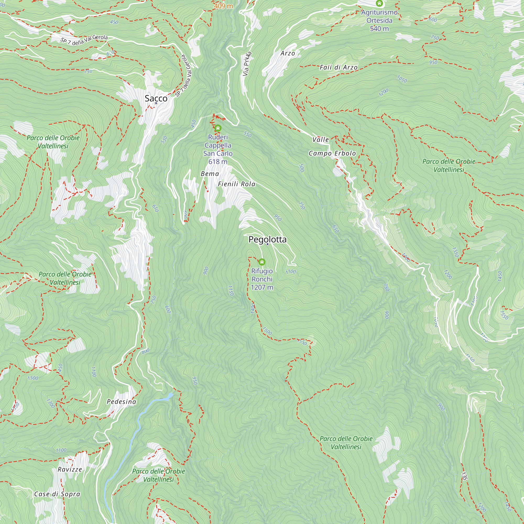 Rifugio Ronchi map