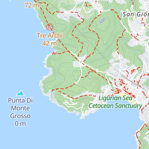 Map of Monte Pastorelli