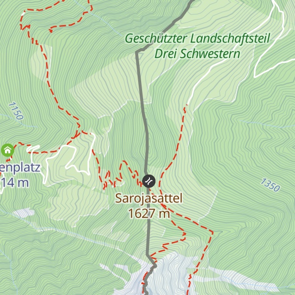 Map of Sattelspitz