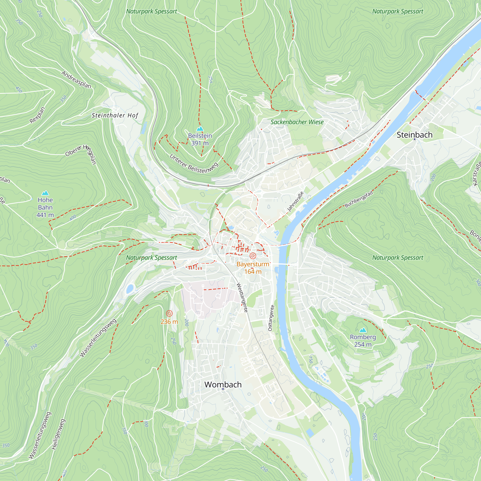 Touristinformation map