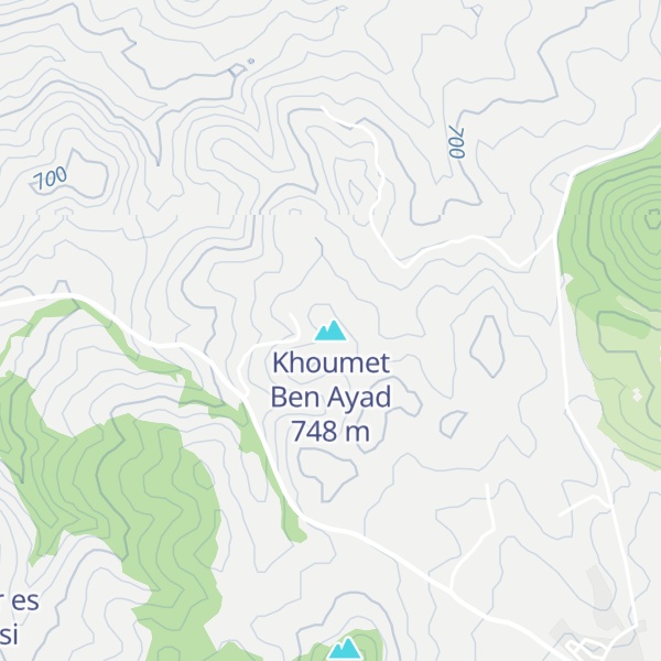 Map of Khoumet Ben Ayad