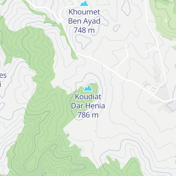 Map of Koudiat Dar Henia