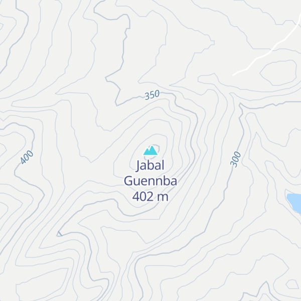 Map of Jabal Guennba