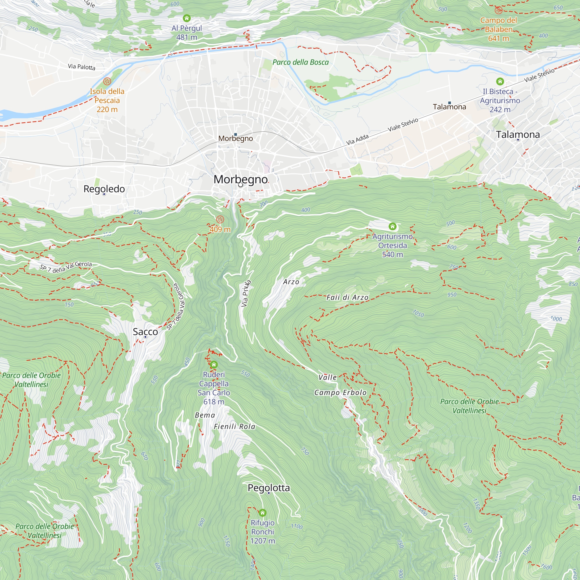 Crotto di Arzo map