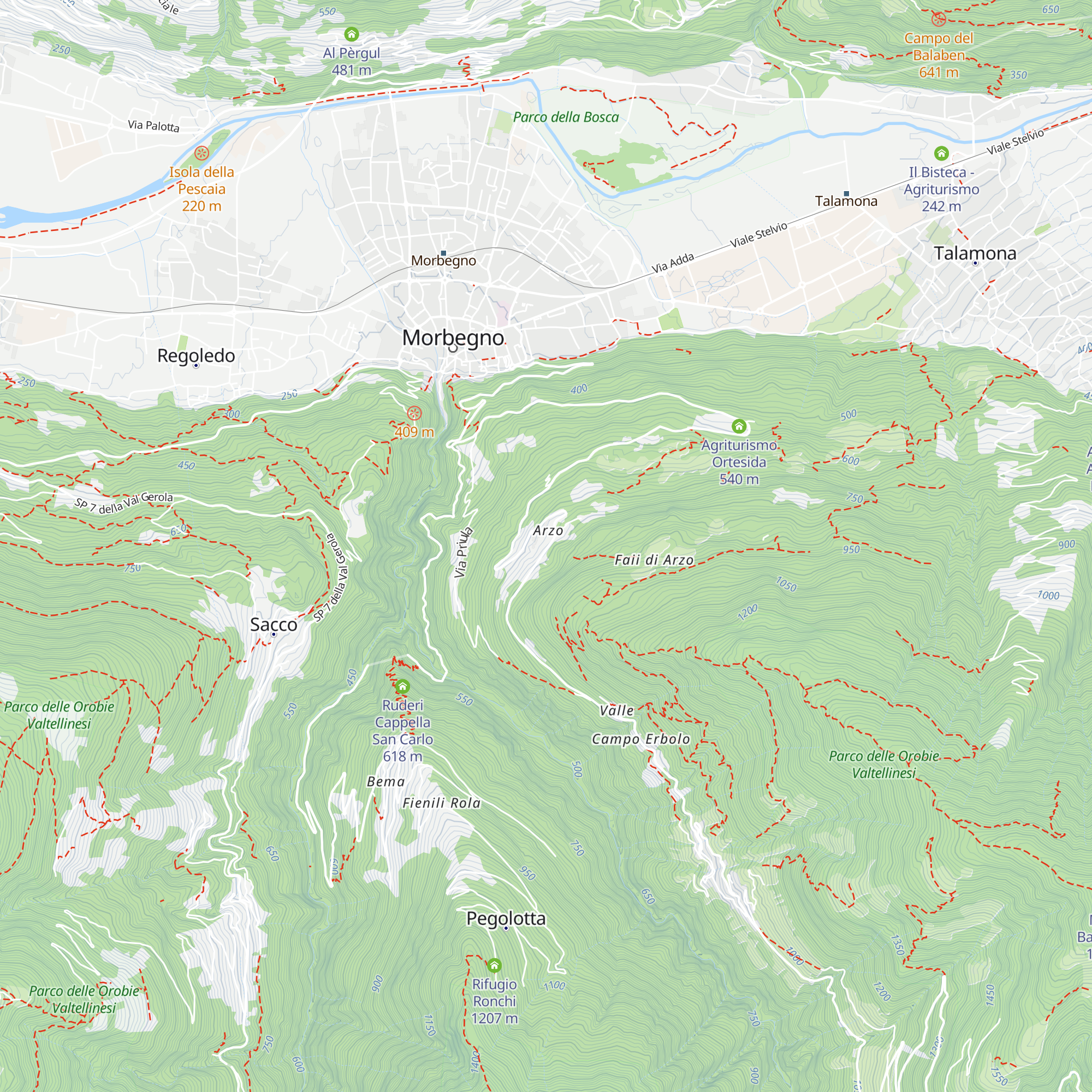 Crotto di Arzo map
