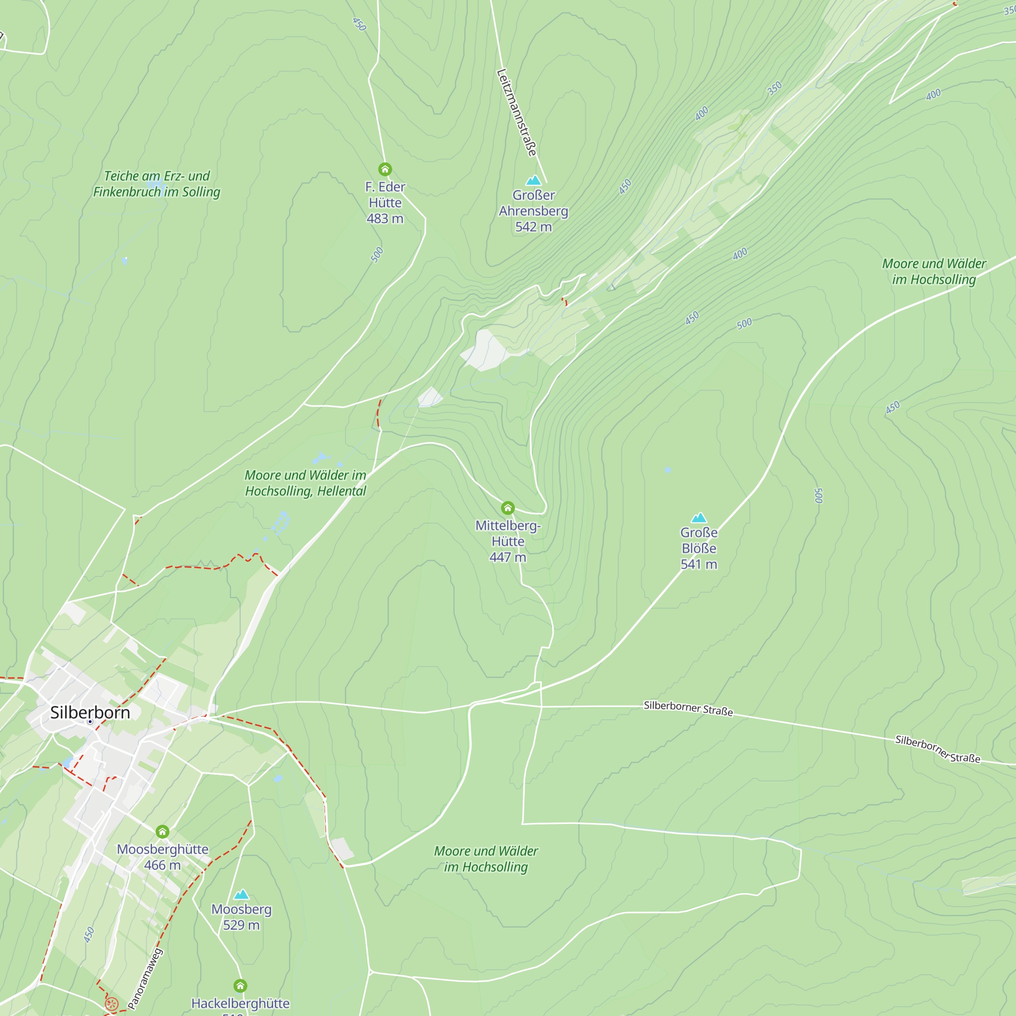 Mittelberg-Hütte map