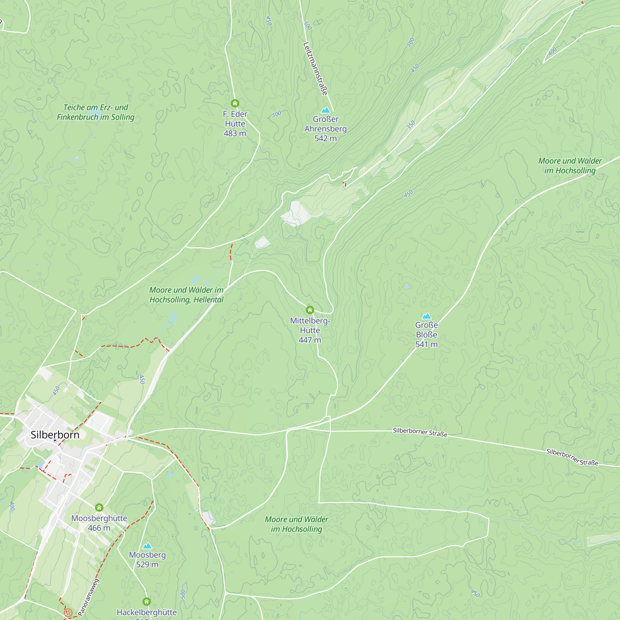 Mittelberg-Hütte map