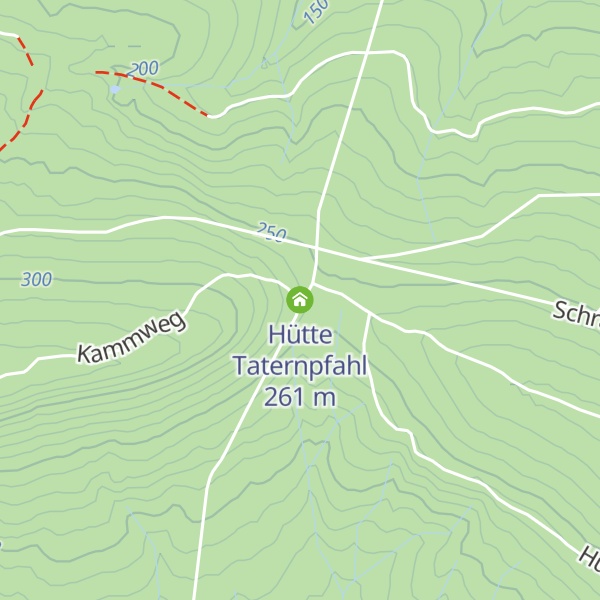 Map of Hütte Taternpfahl