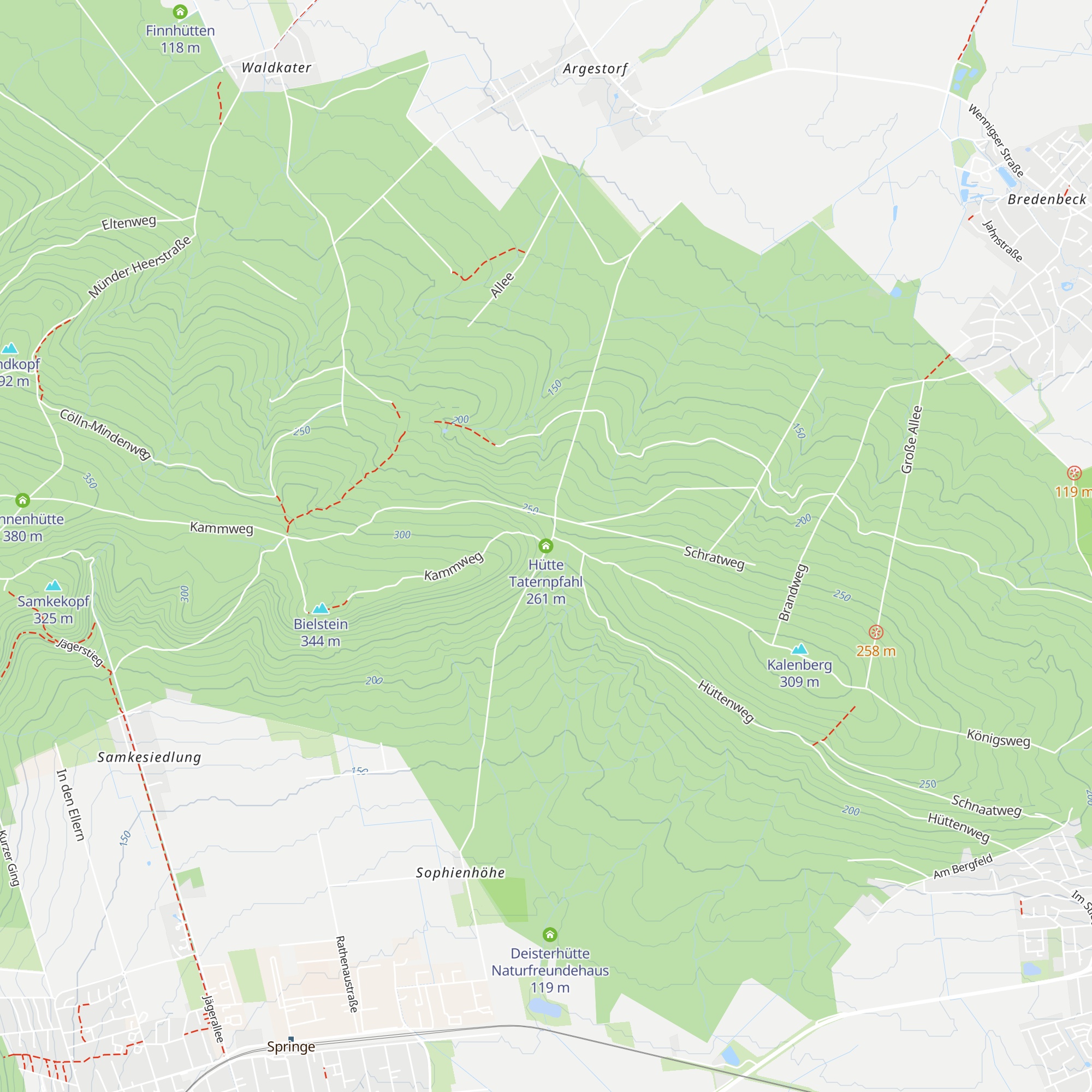 Hütte Taternpfahl map