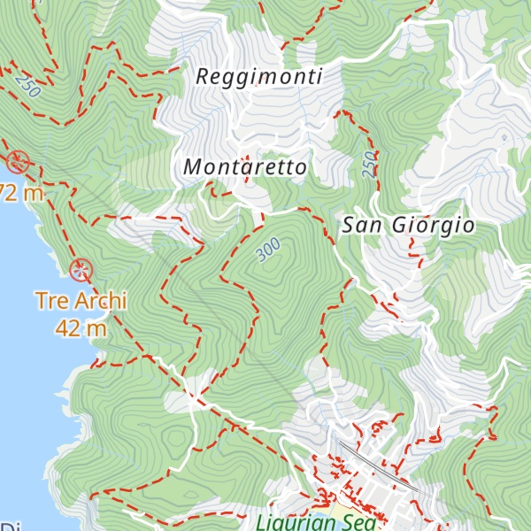 Map of Monte Brino