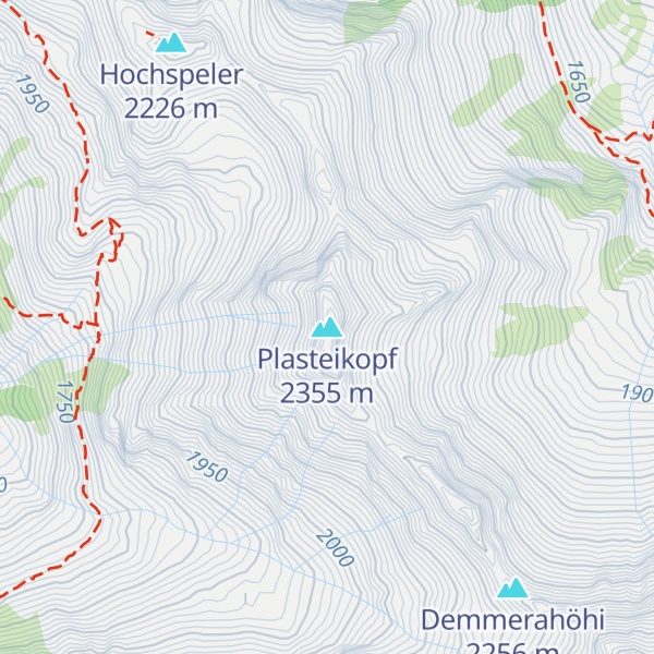 Map of Plasteikopf