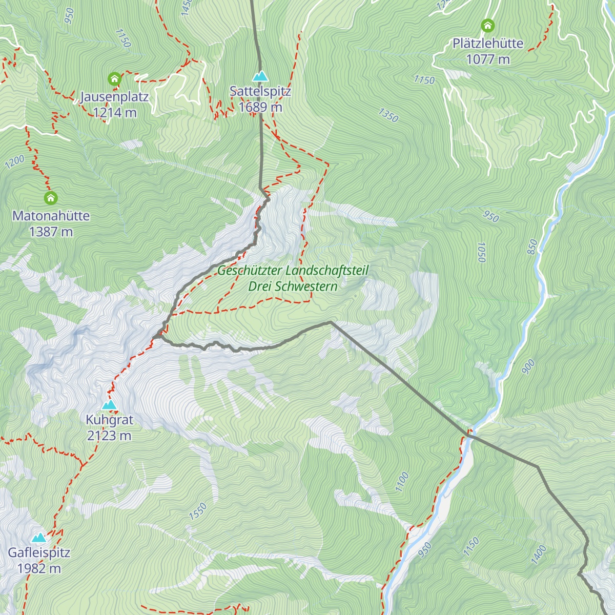 Garsellaalpe map