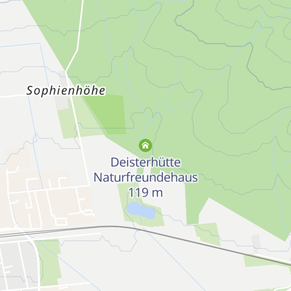 Map of Deisterhütte Naturfreundehaus