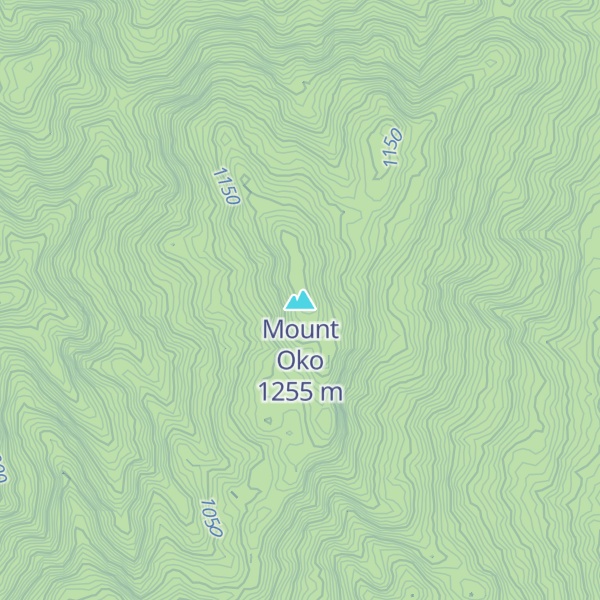 Map of Mount Oko