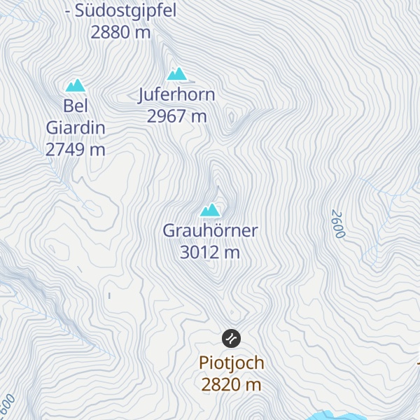 Map of Grauhörner