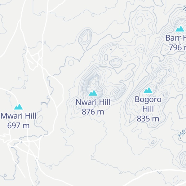 Map of Nwari Hill