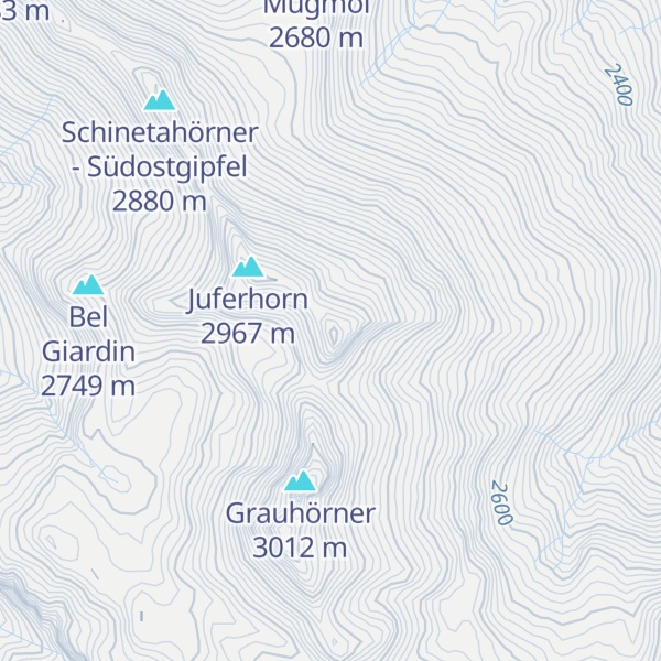 Map of Mingalunhorn