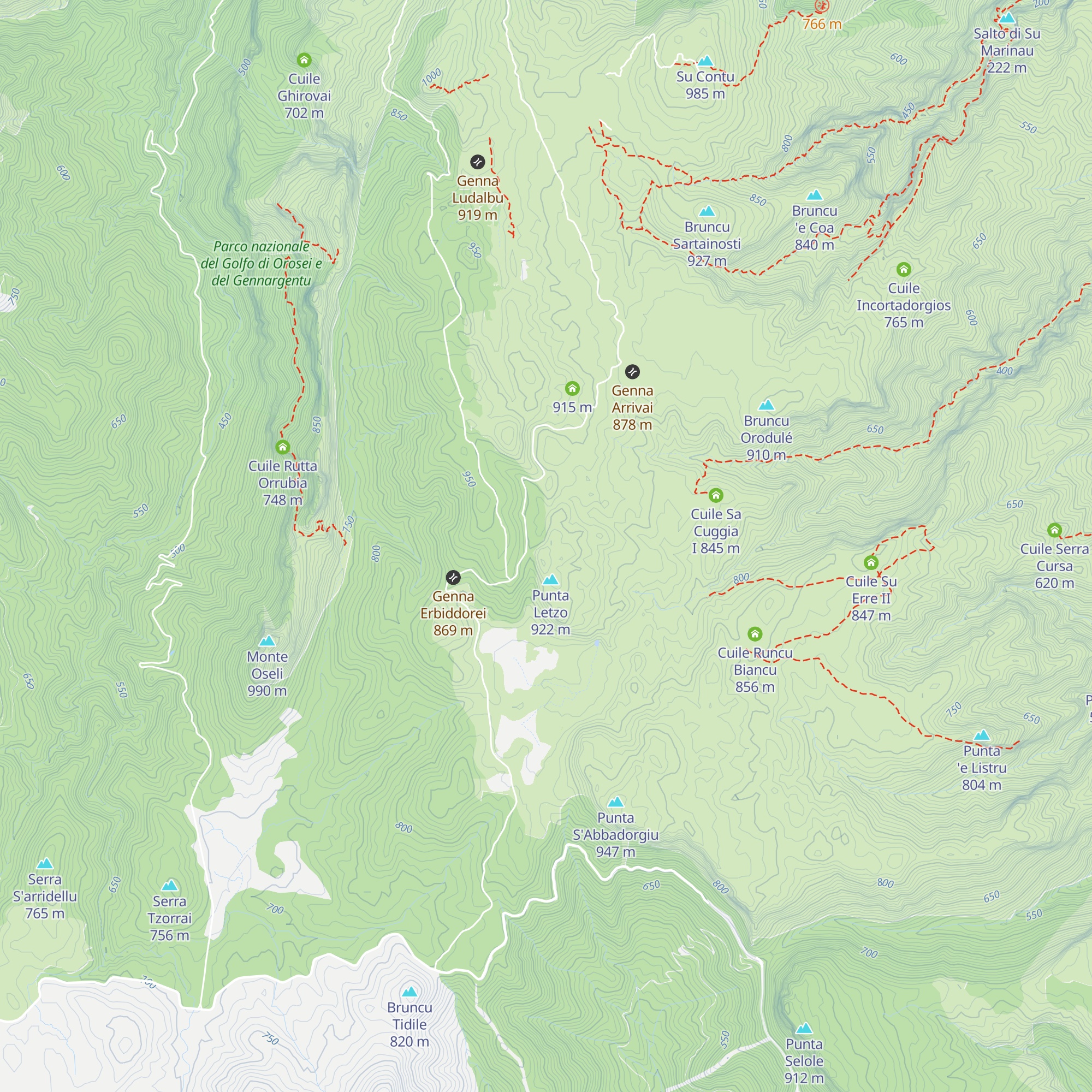 Cuile Lessò map
