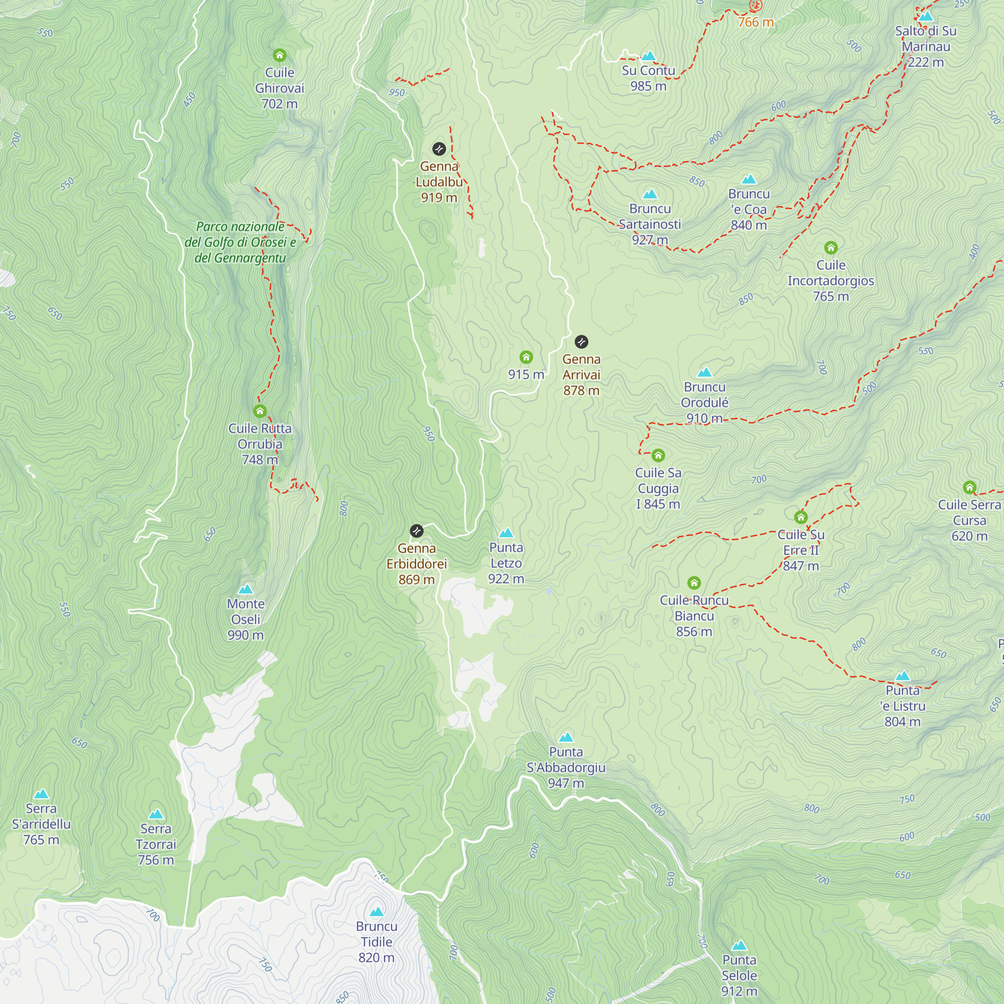 Cuile Lessò map