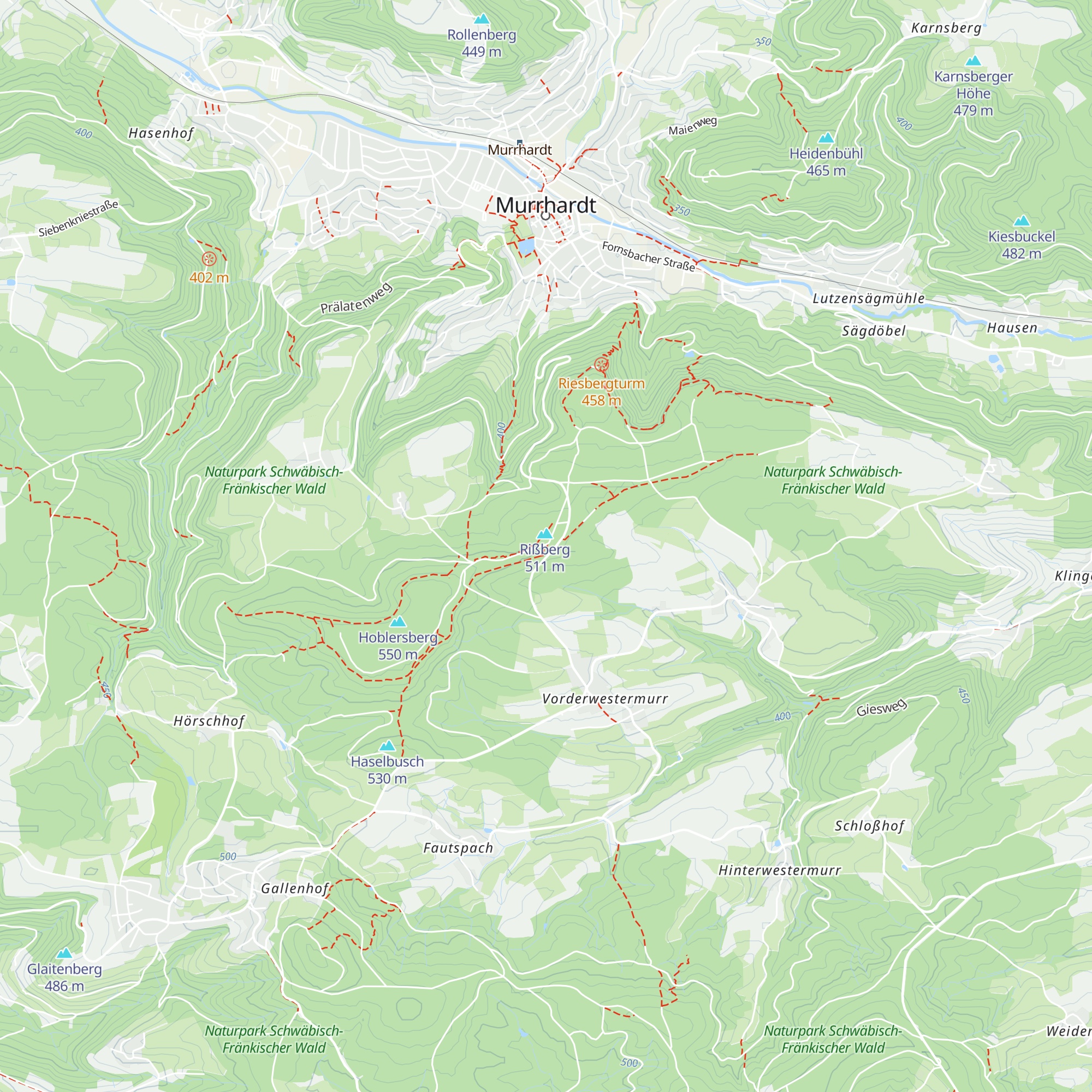Hoblersberghütte map