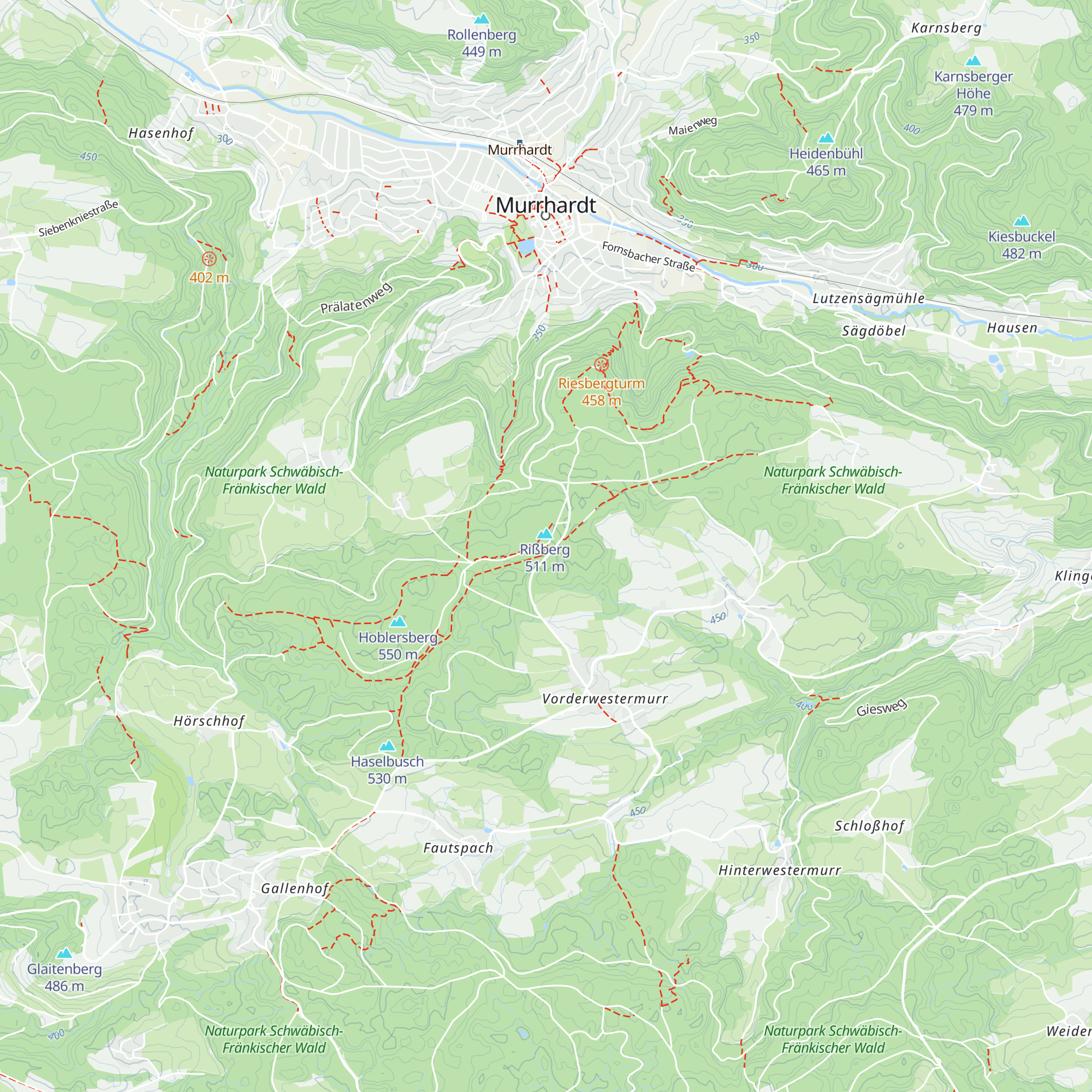 Hoblersberghütte map