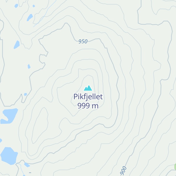 Map of Pikfjellet