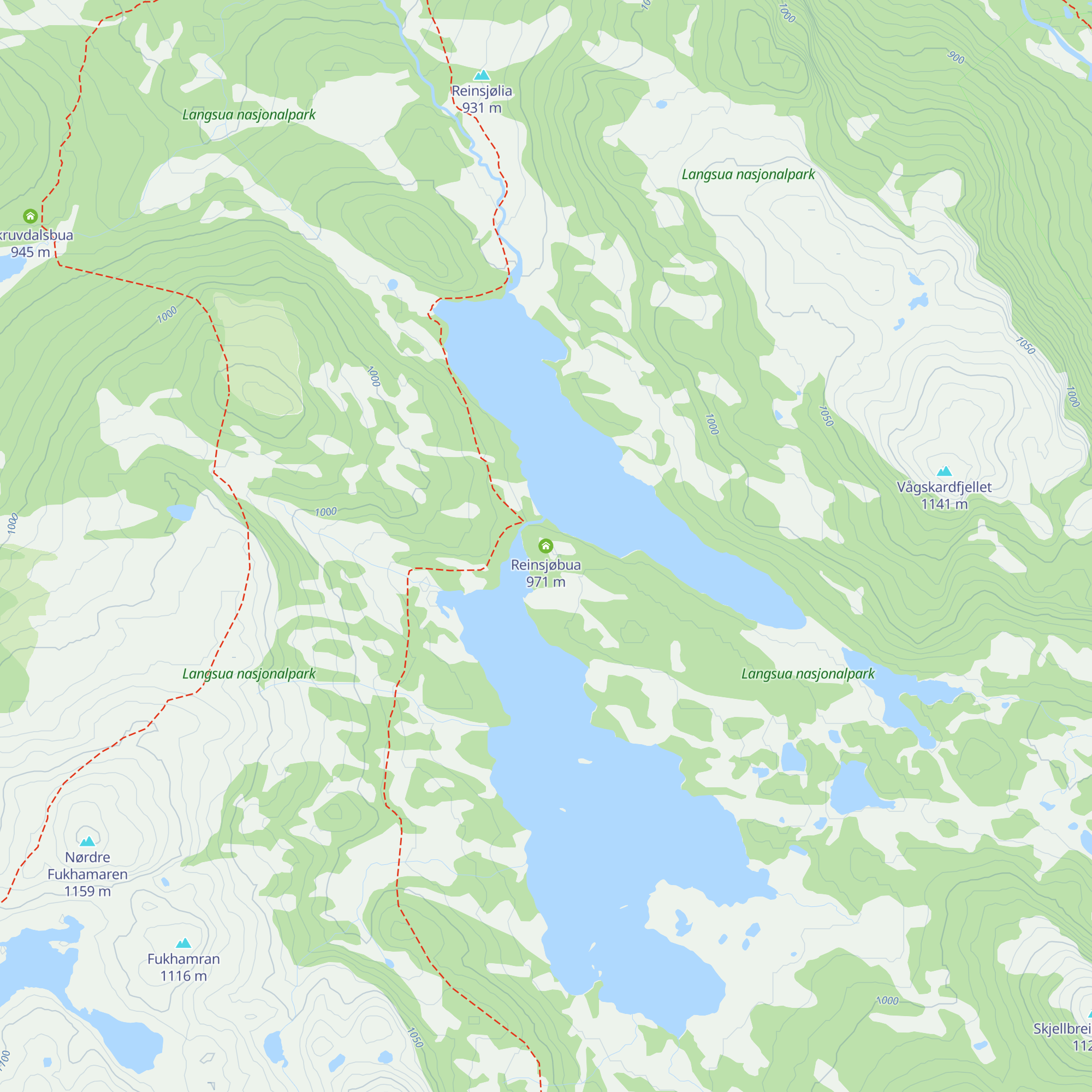 Reinsjøbua map