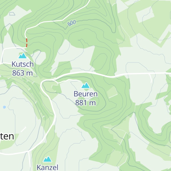 Map of Beuren