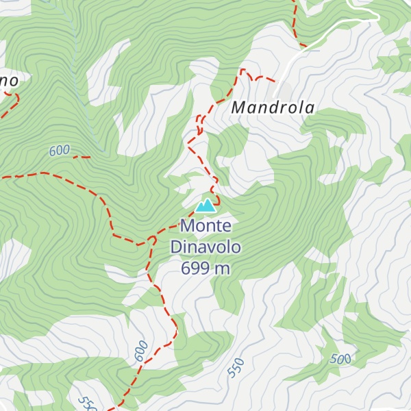 Map of Monte Dinavolo